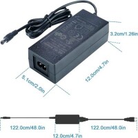 12V 5A Adapter Led Strip Power Supply With 1.2M Cable US 3 Pin Plug - 4