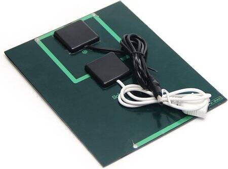 12V 6W Glue Drop Monocrystalline Solar Panel With DC Output Size:170x200x3mm - 2