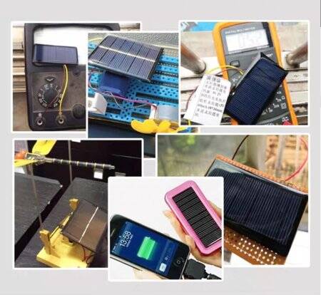 12V 6W Glue Drop Monocrystalline Solar Panel With DC Output Size:170x200x3mm - 5