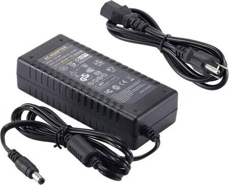 12V 7A 84W AB Çift Kablolu Entegre Güç Adaptörü - 1