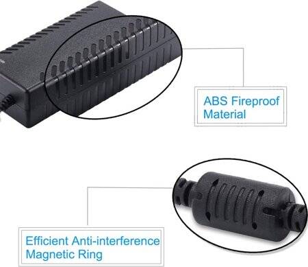 12V 7A 84W AB Çift Kablolu Entegre Güç Adaptörü - 5