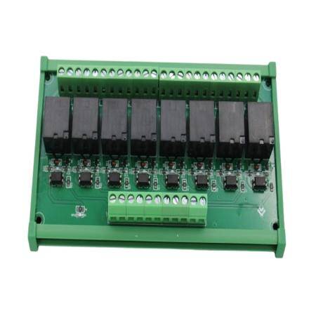 12V 8 Channels Relay Module High And Low Triggering Optocoupler Isolation Relay Module PLC Signal Amplifier Board - 1