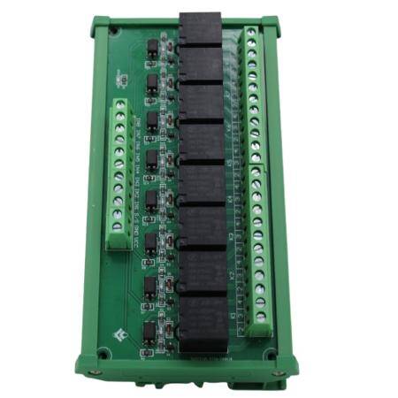 12V 8 Channels Relay Module High And Low Triggering Optocoupler Isolation Relay Module PLC Signal Amplifier Board - 2