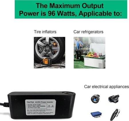 12V 8A 96W US Fişli Çift Kablolu Entegre Güç Adaptörü - 2