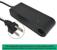 12V 8A 96W US Fişli Çift Kablolu Entegre Güç Adaptörü - 3