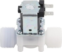 12V DC N/C G3/4 Erkek Konu Plastik Elektrikli Solenoid Valf Su Hava Giriş Akış Anahtarı 0-02-0-8Mpa - 1