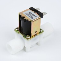 12V DC Plastik Elektrikli 12 V Su Solenoid Valfı Elektrikli Solenoid Valf Manyetik N/C Su Hava Giriş Akış Anahtarı N/C 1/2 - 2