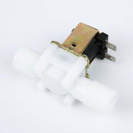 12V DC Plastik Elektrikli 12 V Su Solenoid Valfı Elektrikli Solenoid Valf Manyetik N/C Su Hava Giriş Akış Anahtarı N/C 1/2 - 4