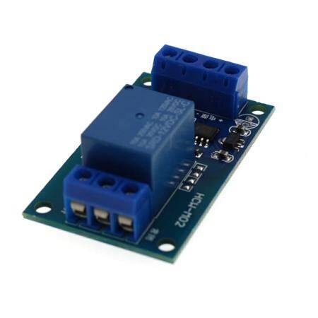 12V Single Key Bistable Relay Module Auto Refit Switch One-Key Start/Stop Self-Lock - 2