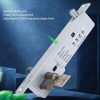 12V/24V Evrensel Beş Telli Elektrik Gömme Kilit Elektrik Kesintisinden Sonra Kilit Açma Boyut:200x38x28mm - 3