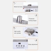 12V/24V Evrensel Beş Telli Elektrik Gömme Kilit Elektrik Kesintisinden Sonra Kilit Açma Boyut:200x38x28mm - 4