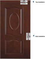 12V/24V Evrensel Sekiz Telli Elektrik Gömme Kilit Elektrik Kesintisinden Sonra Kilit Açma Boyutu:200x38x28mm - 5