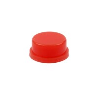 12x12x7.3mm Kare Anahtar için Yuvarlak Kapak Kırmızı - 2