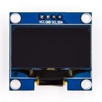 1.3 inç I2C IIC OLED LCD Modül 4 Pin Beyaz SH1106 Çip (VCC GND) - 4
