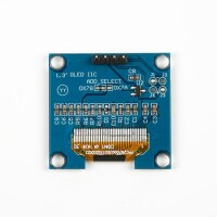 1.3 inç I2C IIC OLED LCD Modül 4 Pin Mavi SH1106 Çip (VCC GND) - 5