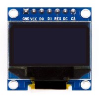 1.3 inç SPI OLED LCD Modül + CS Pin 7 Pin Mavi SH1106 Çip (GND VCC) - 1