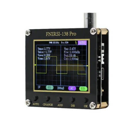 138 PRO MİNİ OSİLOSKOP FNIRSI-138 PRO 200KHZ 2.5 MS/S MİNİ OSİLOSKOP - 1
