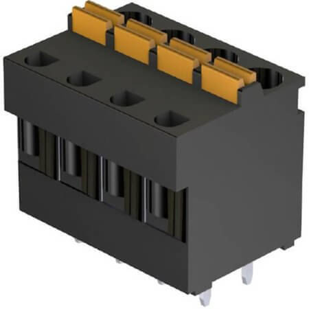 14020316101000 TERM.BLK.3.81mm 3P THT V/T BLACK - 1