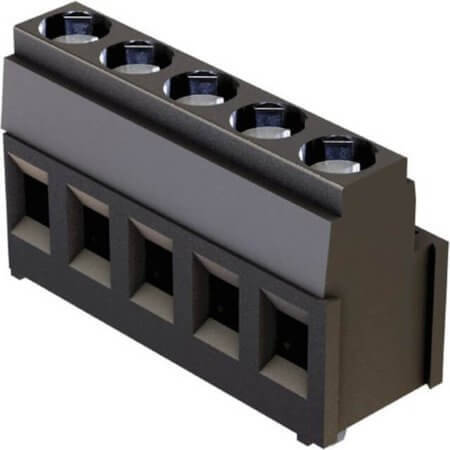 14020616404000 TERM.BLK.5.00mm 6P THT V/T BLACK - 1
