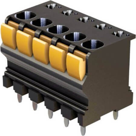 14021215101000 TERM.BLK.3.81mm 12P THT V/T BLACK - 1