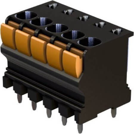 14021614101000 TERM.BLK.3.50mm 16P THT V/T BLACK - 1