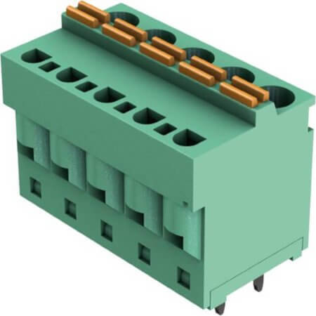 14031416101000 TERM.BLK.5.00mm 14P THT V/T GREEN - 1
