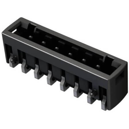 14110413001000 TERM.BLK.2.54mm 4P THT V/T MALE BLACK - 1
