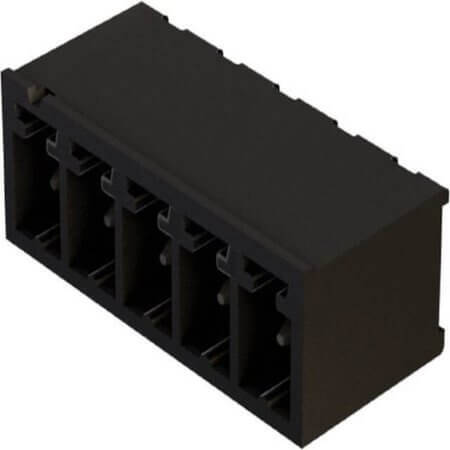 14120215002000 TERM.BLK.3.81mm 2P THT R/A MALE BLACK - 1