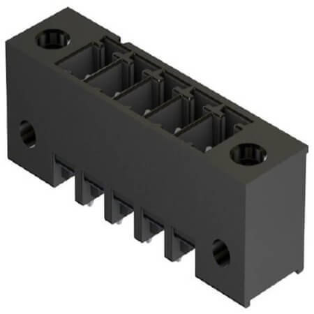 14120314005000 TERM.BLK.3.50mm 3P THT V/T MALE BLACK - 1