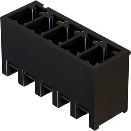 14120815001000 TERM.BLK.3.81mm 8P THT V/T MALE BLACK - 1