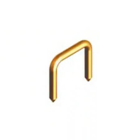 1430-1 JUMPER 1x2 NON INSULATED GOLD 5.08x6.63mm - 1