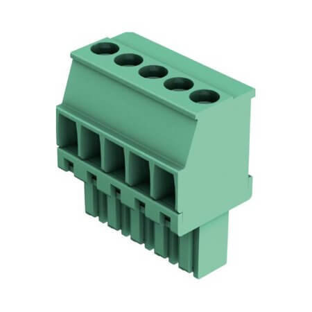 14311914401000 TERM.BLK.3.50mm 19P FREE V/T FEMALE GREEN - 1