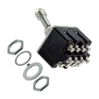 14TL1-3D SWITCH TOGGLE 4PDT 15A 125V - 1