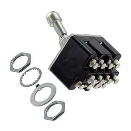 14TL1-3D SWITCH TOGGLE 4PDT 15A 125V - 1
