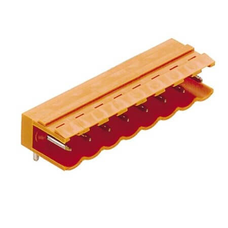 1508060000 TERM.BLK.5.08MM 2P 90C MALE ORANGE WEIDMULLER - 1