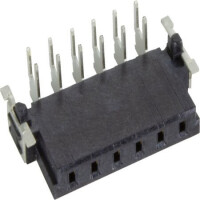 15650062701000 FEMALE HEADER 6PIN(1x6) 2.54mm THT R/A H:3.05mm - 1