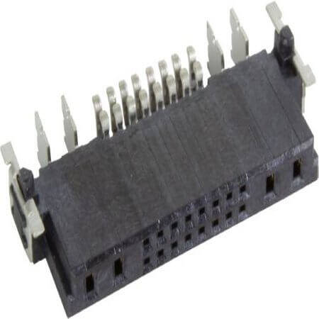 15854162601000 FEMALE HEADER 20PIN(16+4Power) SMT R/A H:3.05mm - 1