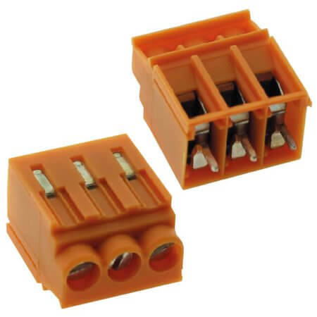 1592830000 TERM.BLK.5.08MM 3P PCB TYPE 1 BOY ORANGE WEIDMULLE - 1