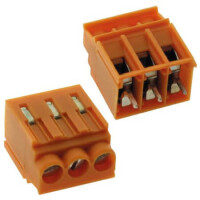 1592830000 TERM.BLK.5.08MM 3P PCB TYPE 1 BOY ORANGE WEIDMULLE - 1
