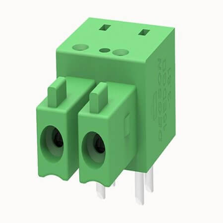 15EDGA-3.81-02P-14-00SH TERM.BLK.3.81MM 2P FEMALE GREEN GAOSONG - 1