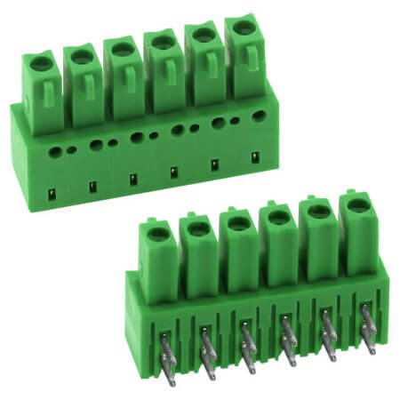 15EDGA-3.81-06P-14-00AH TERM.BLK.3.81MM 6P FEMALE GREEN - 1