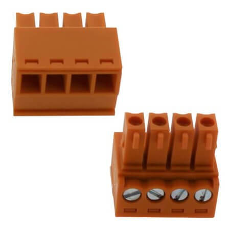 15EDGK-3.5-04P-15-00AH TERM.BLK.3.50MM 4P FEMALE ORANGE - 1