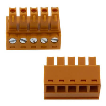 15EDGK-3.5-05P-15-00SH TERM.BLK.3.50MM 5P FEMALE ORANGE GAOSONG - 1
