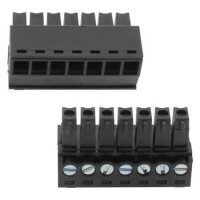 15EDGK-3.5-07P-13-00SH TERM.BLK.3.50MM 7P FEMALE BLACK GAOSONG - 1