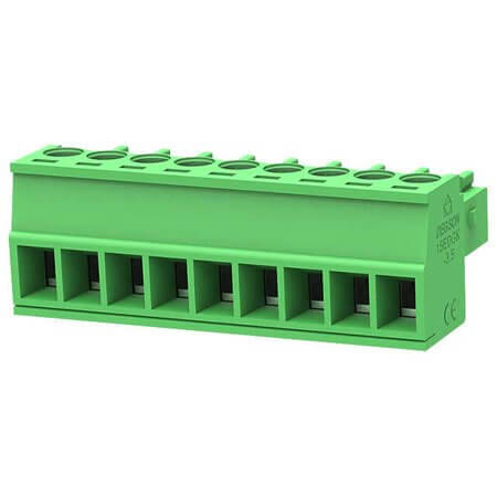 15EDGK-3.5-09P-14-00AH TERM.BLK.3.50MM 9P FEMALE GREEN - 1