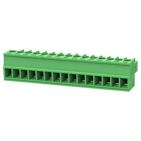 15EDGK-3.5-15P-14-00AH TERM.BLK.3.50MM 15P FEMALE GREEN - 1