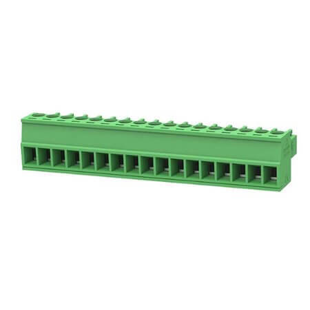 15EDGK-3.5-17P-14-00AH TERM.BLK.3.50MM 17P FEMALE GREEN - 1