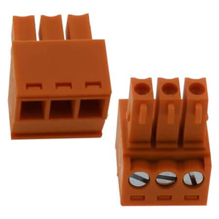 15EDGK-3.81-03P-15-00SH TERM.BLK.3.81MM 3P FEMALE ORANGE GAOSONG - 1