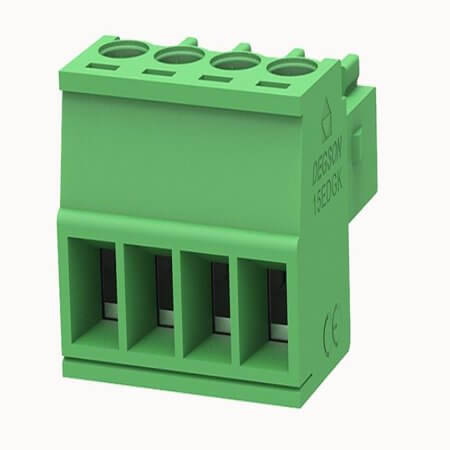 15EDGK-3.81-04P-14-00AH TERM.BLK.3.81MM 4P FEMALE GREEN - 1