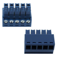 15EDGK-3.81-05P-12-00SH TERM.BLK.3.81MM 5P FEMALE BLUE GAOSONG - 1